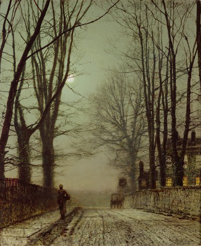 Putney Park Lane de John Atkinson Grimshaw