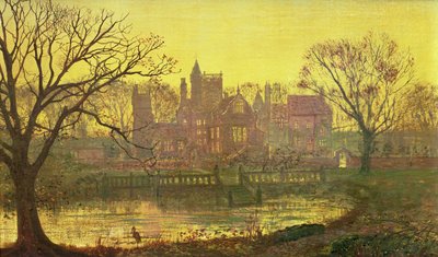 La Granja con Foso de John Atkinson Grimshaw