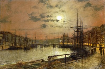 Whitby de John Atkinson Grimshaw