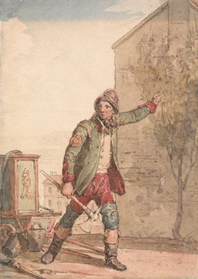 Un bombero de John Augustus Atkinson