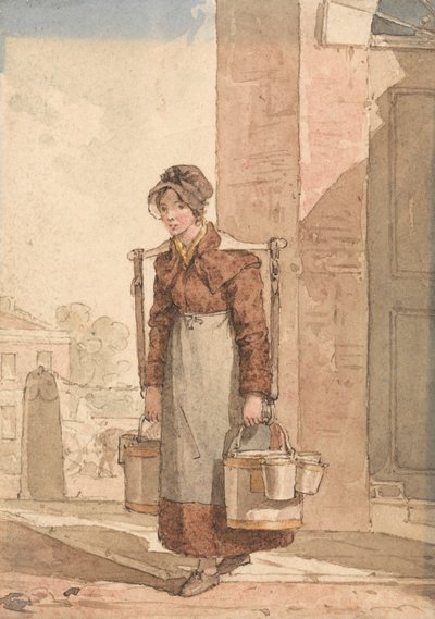 Una lechera de John Augustus Atkinson
