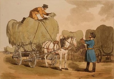 Carros de heno, placa 60 del Volumen II de 