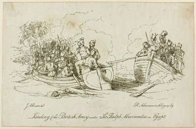 Desembarco del ejército británico bajo Abercrombie de John Augustus Atkinson