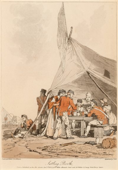 Puesto de Suttling, 1808 circa de John Augustus Atkinson