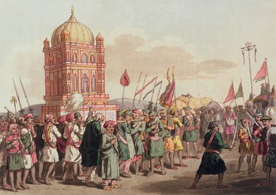 La procesión de la Taziya, de 