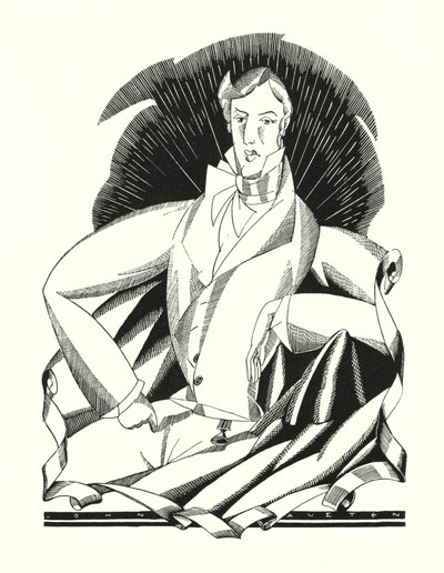 Ilustración para Don Juan de Lord Byron (litografía) de John Austen