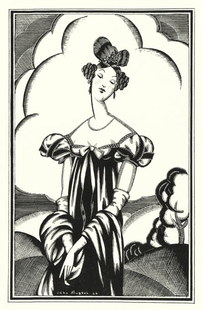 Ilustración para Don Juan de Lord Byron: Aurora Raby, una joven estrella (litografía) de John Austen