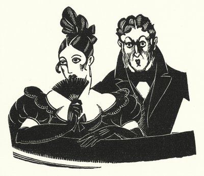 Ilustración para Madame Bovary de Gustave Flaubert (litografía) de John Austen