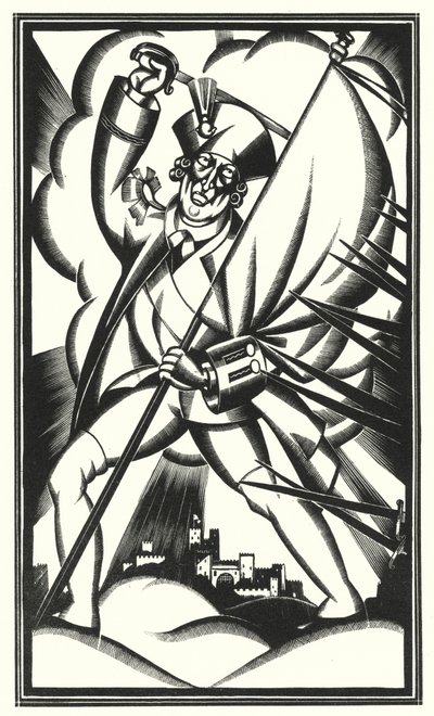 Ilustración para Tristram Shandy de Laurence Sterne (litografía) de John Austen