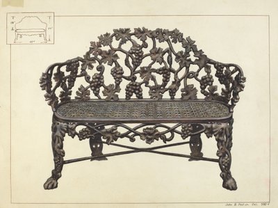Banco de Jardín de John B. Moll