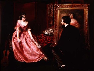 El artista y su modelo de John Ballantyne