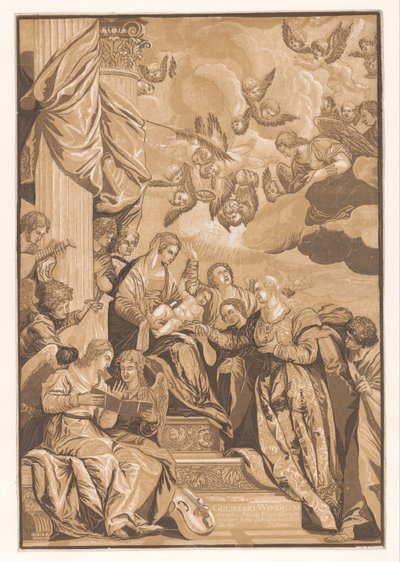 Matrimonio de Santa Catalina
Obras de arte de maestros venecianos (título de la serie)
Opera selectiva (título de la serie) de John Baptist Jackson