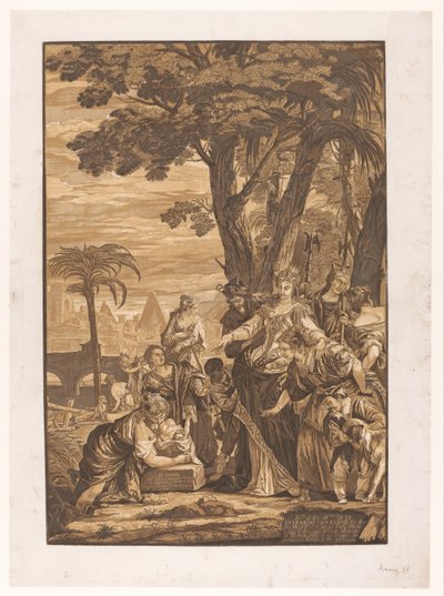 Moisés es encontrado por la hija del Faraón
Obras de arte de maestros venecianos (título de la serie)
Ópera selectiva (título de la serie) de John Baptist Jackson