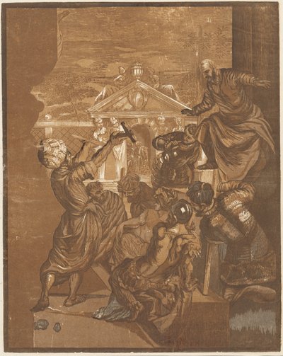 El milagro de San Marcos (lado derecho) de John Baptist Jackson after Jacopo Tintoretto