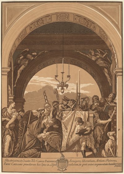 La Presentación en el Templo de John Baptist Jackson, after Veronese