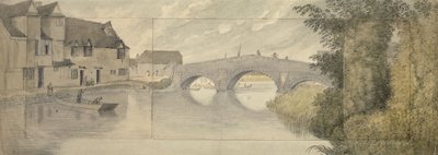 Puente Hythe, Oxford, 1789 de John Baptist Malchair
