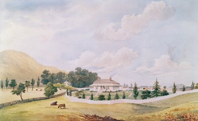 Casa de Harry Cobley, Devonport, Auckland, Nueva Zelanda, construida c.1867 de John Barr Clark Hoyte