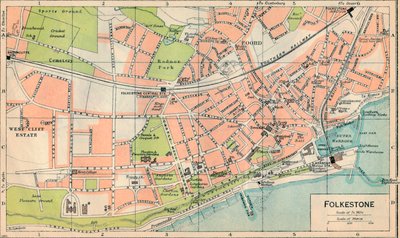Folkestone, siglo XX de John Bartholomew