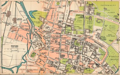 Oxford, siglo XX de John Bartholomew