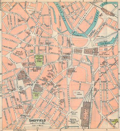 Sheffield, siglo XX de John Bartholomew