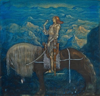 Un caballero. Entre gnomos y trolls de John Bauer