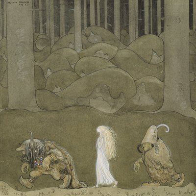 La Princesa y los Trolls de John Bauer