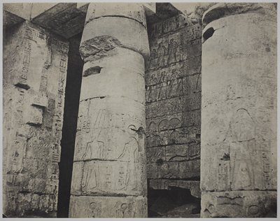 Medinet Habu, Templo Mortuorio de Ramsés III, Pared Izquierda de John Beasley Greene