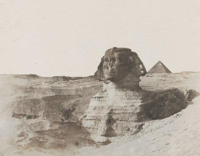La Esfinge, c. 1853 (impresión en papel salado a partir de negativo en papel encerado) de John Beasley Greene
