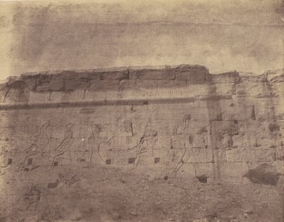 Edfu, Esculturas e Inscripciones de la Fachada Oriental del Muro de Enclosure de John Beasly Greene