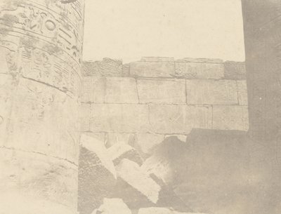 Karnak, Sala Hipóstila, Muro del Norte (Cara Interior) de John Beasly Greene