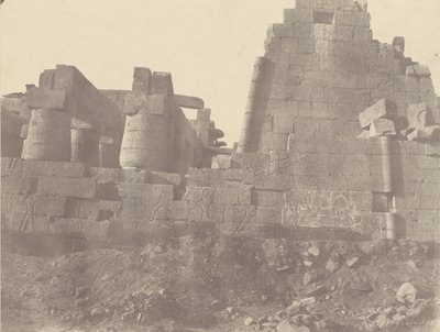 Karnak, Sala Hipóstila, Muro Norte, Cara Exterior, N°1 bis de John Beasly Greene