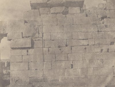 Karnak, Sala Hipóstila, Muro Sur (Cara Exterior) de John Beasly Greene