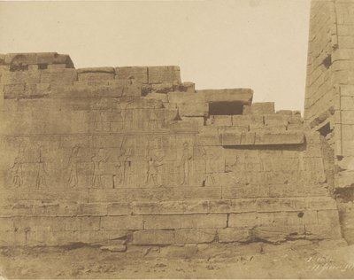 Karnak, Templo al Sur de la Sala Hipóstila, Muro Sur (Cara Exterior) de John Beasly Greene