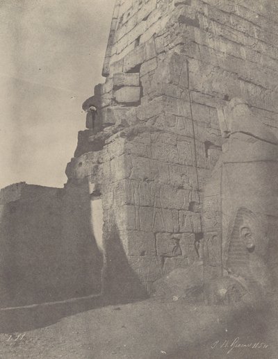 Luxor. Esculturas Históricas del Pilón, Masa Derecha de John Beasly Greene