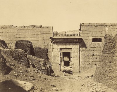 Médinet-Habou, Palacio de Ramsés Meïamoun, Entrada del Segundo Patio de John Beasly Greene