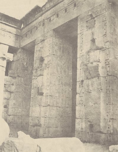 Médinet Habou, Palacio de Ramsés II, Segunda Corte, Lado Este de John Beasly Greene