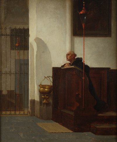 Iglesia vieja, Düsseldorf, 1873 de John Beaufain Irving
