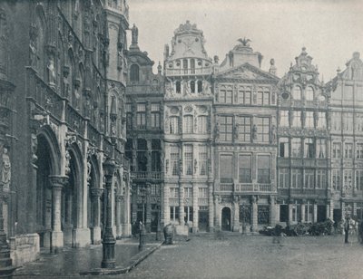 Una esquina de la Grand Place, Bruselas, Bélgica, c. 1900 1914-1915 de John Benjamin Stone