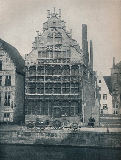 Salón del Gremio de los Barqueros, Gante, Bélgica, c1900 1914-1915 de John Benjamin Stone