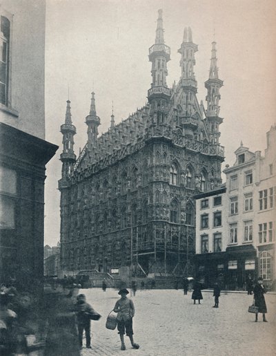 El Ayuntamiento, Lovaina, Bélgica, c1900 de John Benjamin Stone