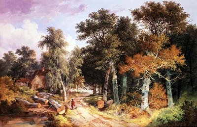Paisaje campestre de John Berney Ladbrooke