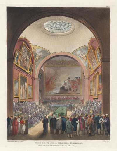 Sala del Consejo Común, Guildhall, 1 de noviembre de John Bluck