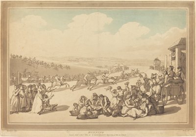 Corriendo de John Bluck after Thomas Rowlandson