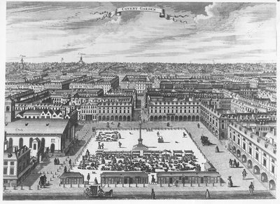 Covent Garden, c.1720 de John Bowles