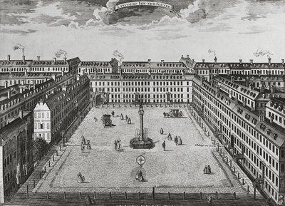 Lincolns Inn New Square, c.1725 de John Bowles