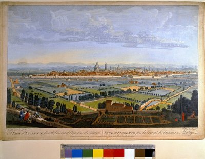 Vista de la ciudad de Florencia desde el convento de Capucins en Montughi de John Bowles
