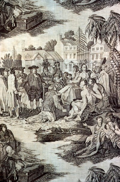 Tratado de William Penn con los indios (Amueblar tela) de John Boydell