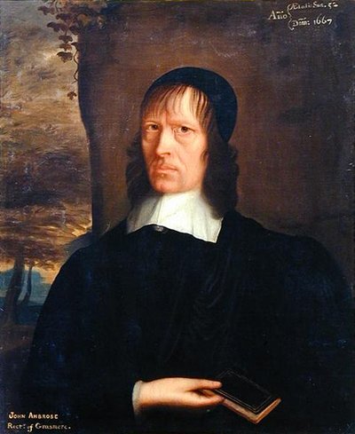 Retrato de John Ambrose de Lowick, rector de Grasmere de John Bracken