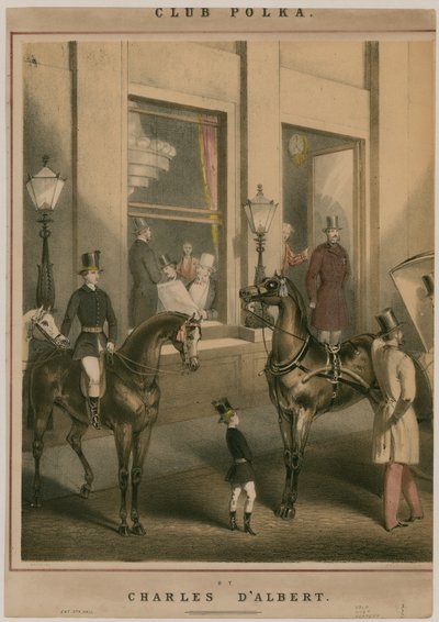 Club Polka por Charles dAlbert de John Brandard