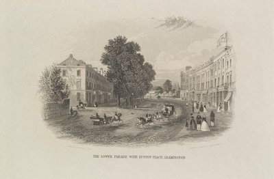 The Lower Parade con Euston Place, Leamington de John Brandard